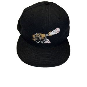 Vintage Prince William Cannons Minor League Hat Fitted 7 1 /8 USA Wool New Era